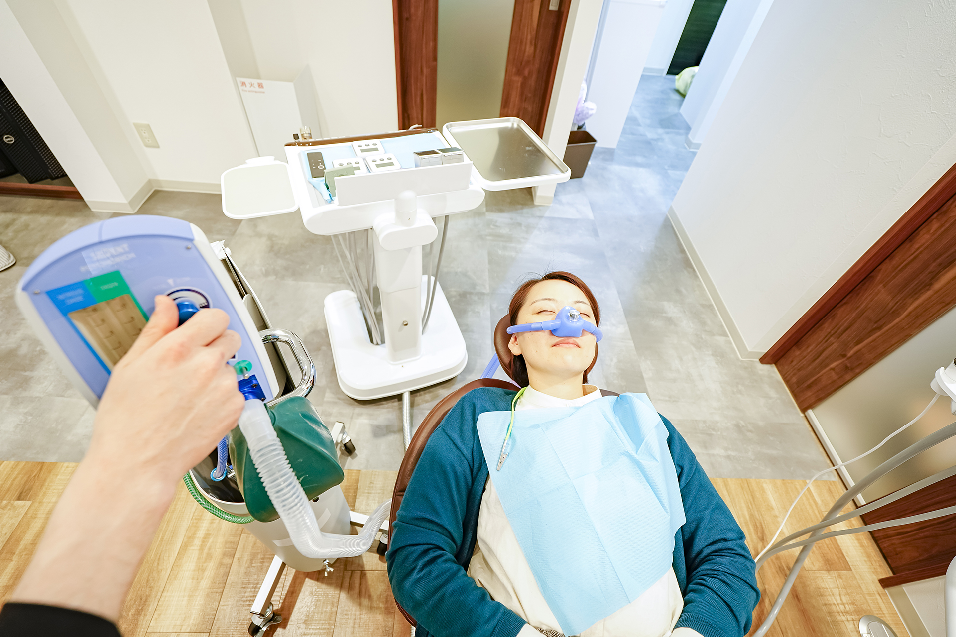 笑気麻酔　袖ケ浦まるやま歯科こども歯科